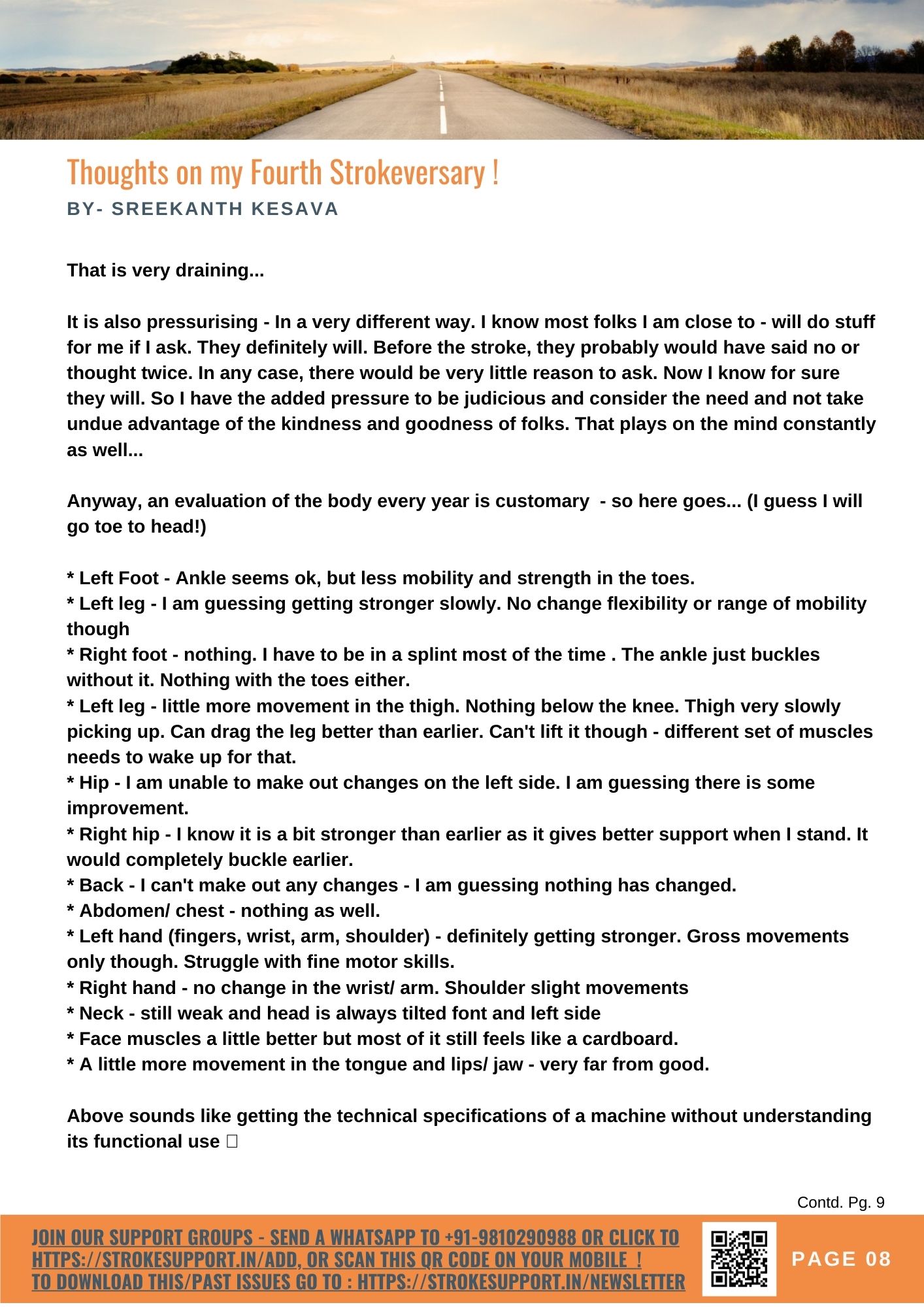 Thoughts on my Fourth Strokeversary-Sreekanth-3