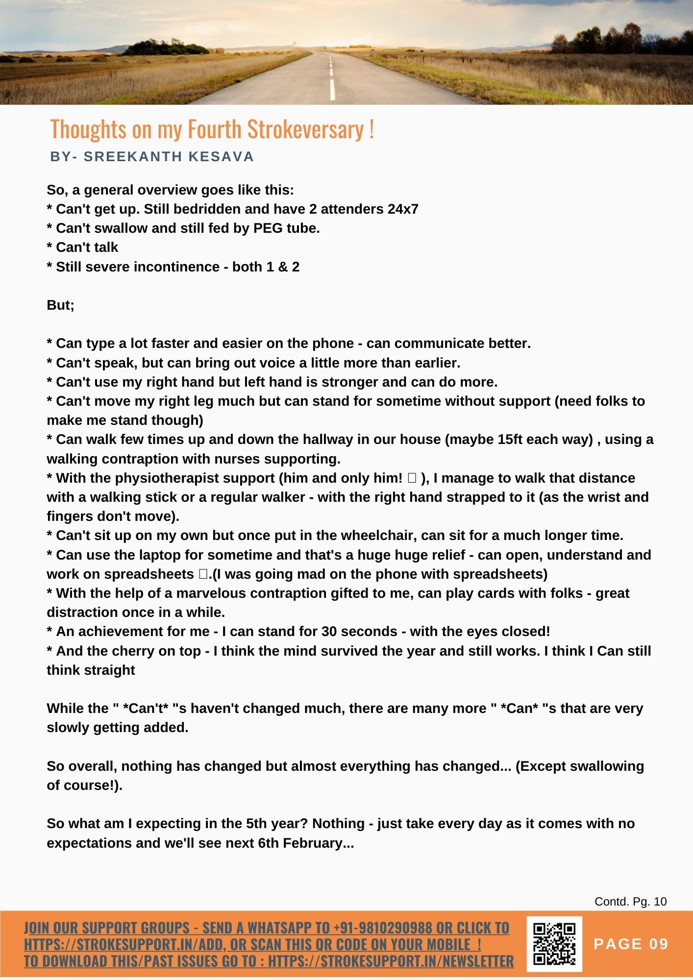 Thoughts on my Fourth Strokeversary-Sreekanth-4