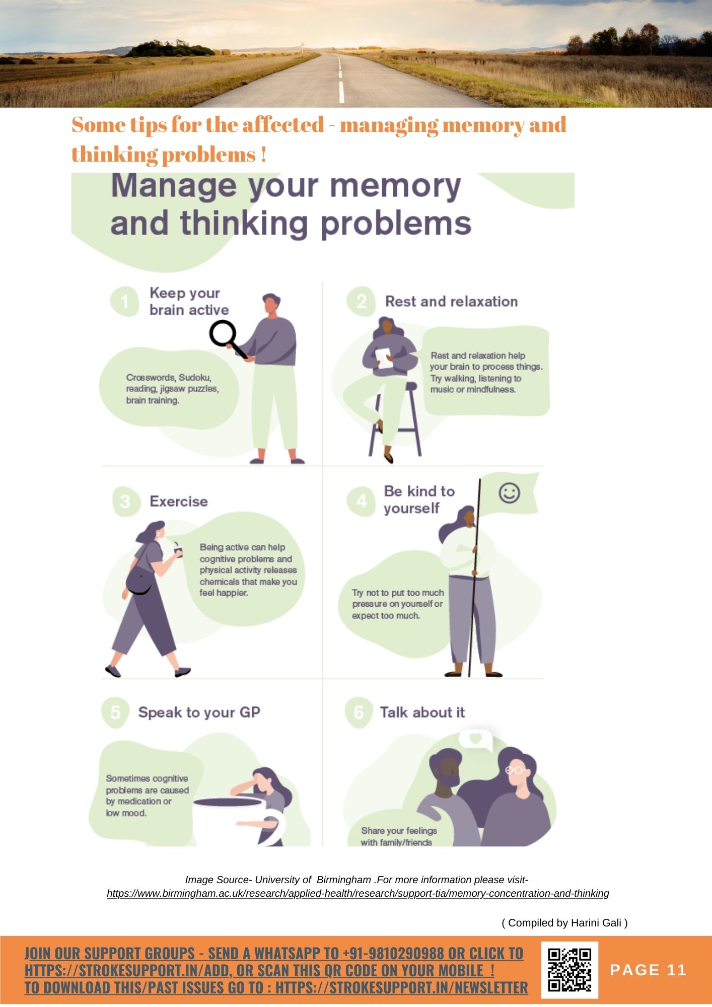 Tips for managing memory and thinking problems Managing Memory and Thinking Problems