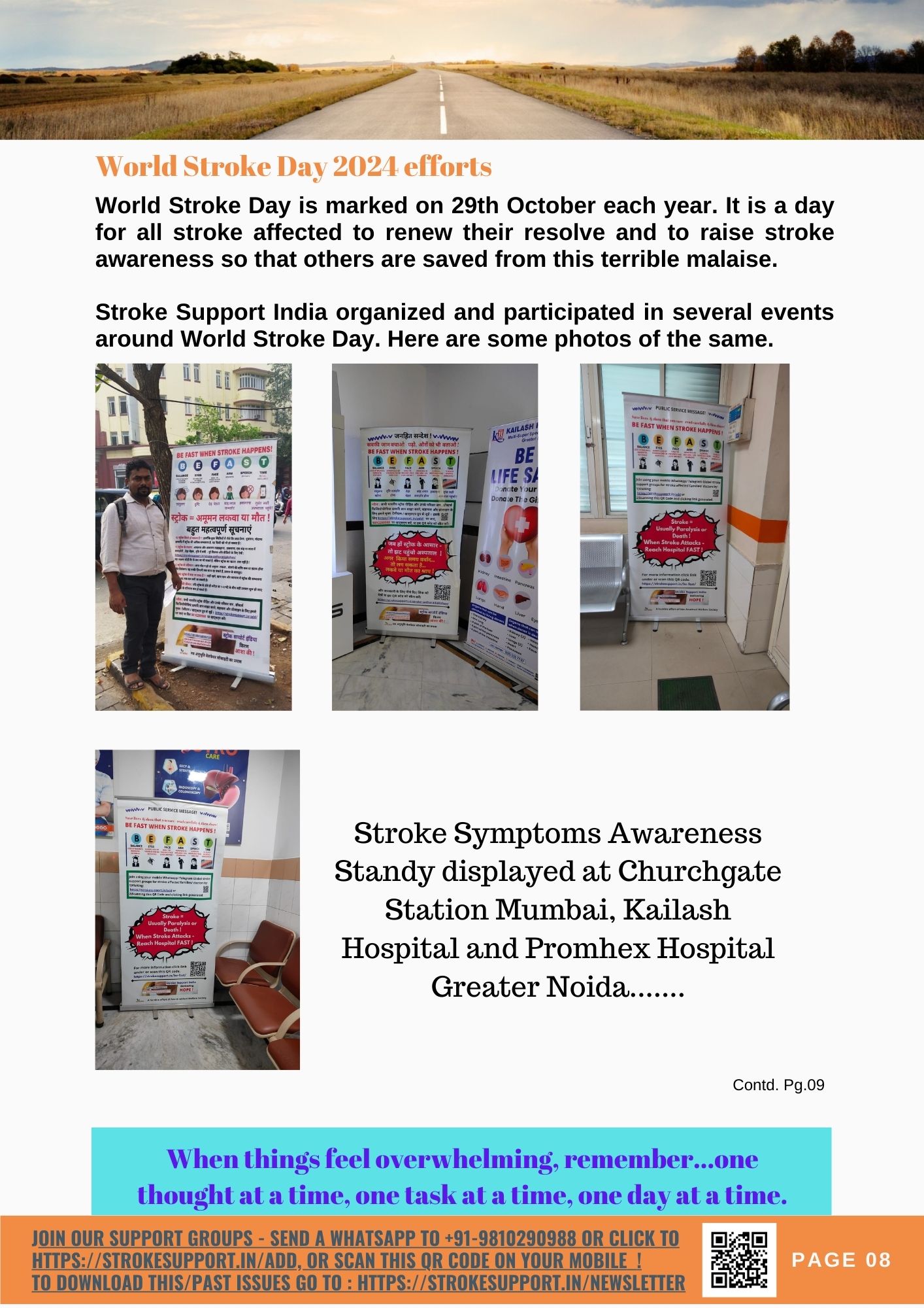 World Stroke Day 2024 Efforts- Pg 1 World Stroke Day 2024 Efforts - Page 1
